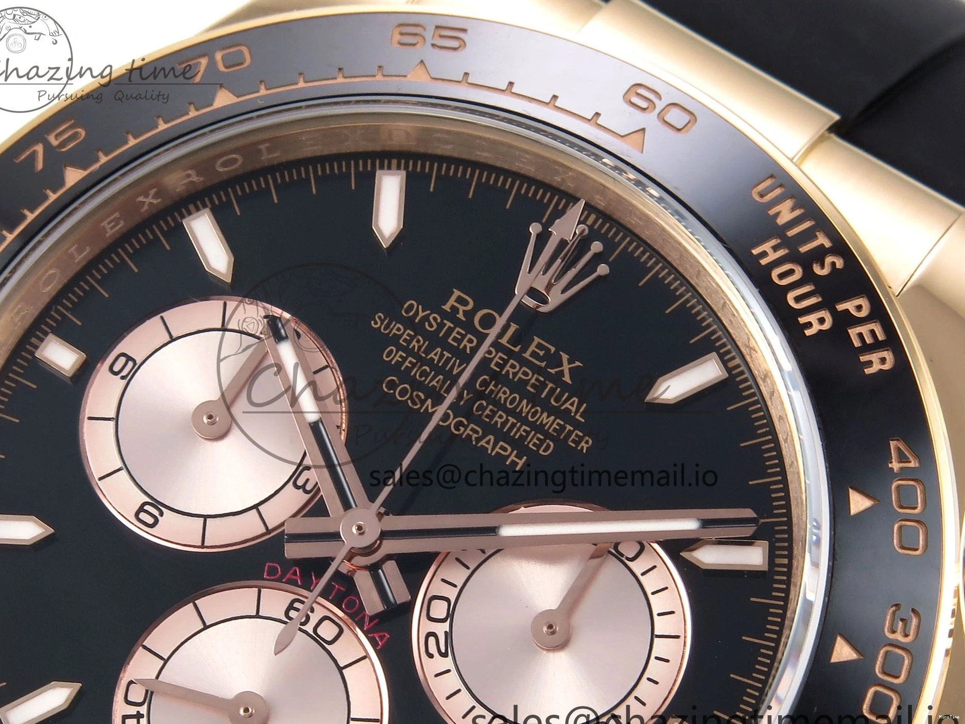 MiroTime 0325 Daytona 126515 LN APSF 1:1 Best Edition Black Dial on Oysterflex Strap SH4131（Gain Weight） DailyWear 1033